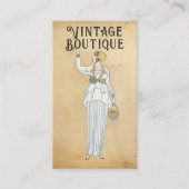 Retro Mode illustratie Visitekaartje (Voorkant)