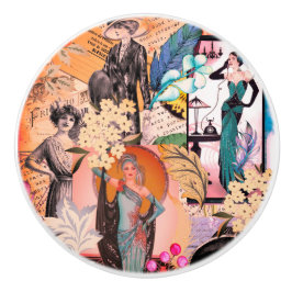  Retro Mode Magazine Keramische Knop