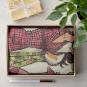 Retro Mode Meisjes Comics Tissuepapier (Geschenk)