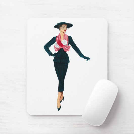 Retro Mode Mousepad Muismat (Met muis)