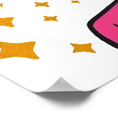 Retro Mode Pop Art - 1980's geïnspireerd Poster (Hoek)