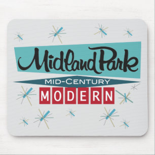 Retro Modern 1958 Mousepad Muismat