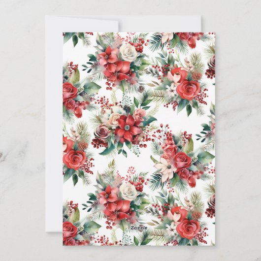 Retro Modern 2 foto Nieuwe heer en mevrouw Feestdagenkaart (Achterkant)