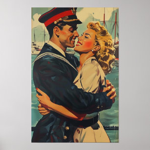  Retro Modern Abstract Art Poster
