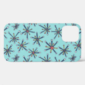 Retro Modern Abstract biologiepatroon Case-Mate iPhone Case (Achterkant (horizontaal))