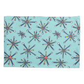 Retro Modern Abstract biologiepatroon Kussensloop (Achterkant)