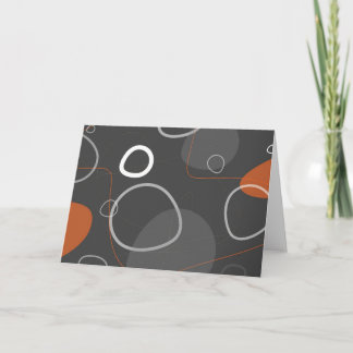 Retro-modern abstracte kaart