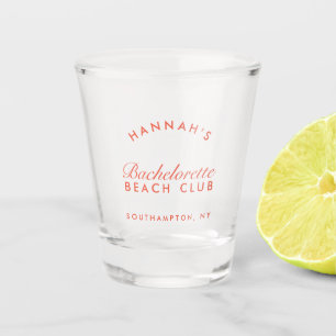 Retro Modern Bachelorette Weekend Party Favor Shot Glas