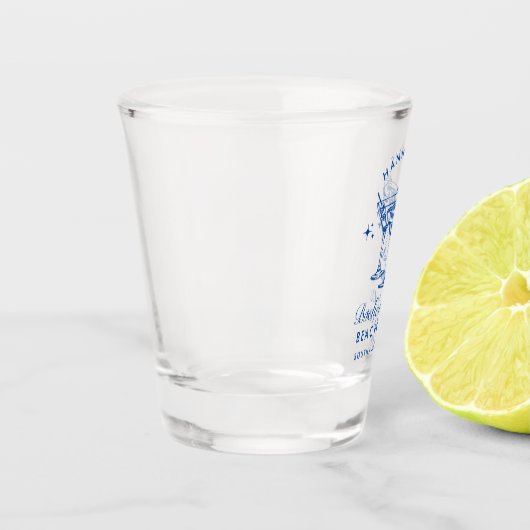 Retro Modern Bachelorette Weekend Party Shot Glas (Links)