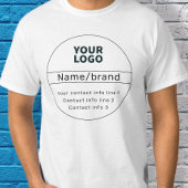 Retro-Modern Bedrijf of Merk Contact info T-shirt
