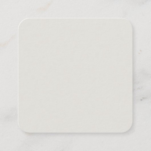 Retro-Modern Bedrijf of Merk Contact info Vierkante Visitekaartje (Achterkant)