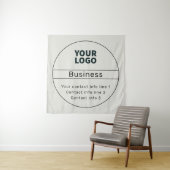 Retro-Modern Bedrijf of Merk Contact info Wandkleed (In situ)