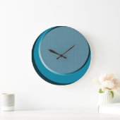 Retro Modern Blue 50-stijl wandklok (Huis)