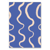 Retro Modern Bold Typography Dark Blue Wedding Kaart (Achterkant)