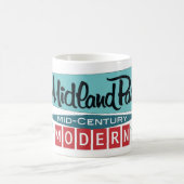 Retro Modern Celebration Mok - Bright White 11 oz (Center)