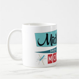 Retro Modern Celebration Mok - Bright White 11 oz