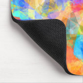 Retro Modern Cool Funky Polygon Mosaic Art Patroon Muismat (Hoek)