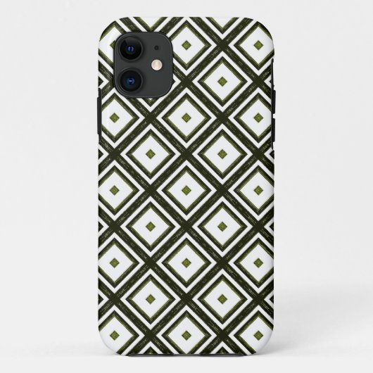 Retro Modern geometrisch mozaïekpatroon Case-Mate iPhone Case (Achterkant)