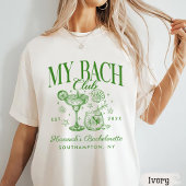 Retro Modern Green & Yellow Bachelorette Weekend T-shirt
