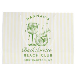 Retro Modern  Groen Bachelorette Groot Cadeauzakje