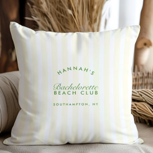 Retro Modern  Groen & Geel Bachelorette Kussen