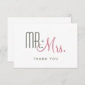 Retro Modern - Hartelijk dank - Kaart (Voorkant / Achterkant)