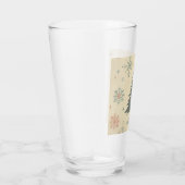 /Retro modern Kerst/winter Glas (Rechts)