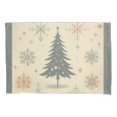 /Retro modern Kerst/winter Kussensloop (Voorkant)