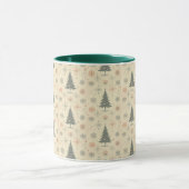 /Retro modern Kerst/winter Mok (Midden)