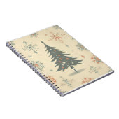 /Retro modern Kerst/winter Notitieboek (Rechterzijde)