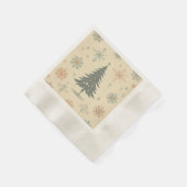 /Retro modern Kerst/winter Servet (Hoek)