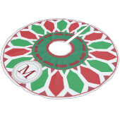 Retro Modern Kerstmis Geometric Kerstboom Rok (Gekanteld)