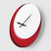 retro modern kitchen wall clock grote klok (Hoek)