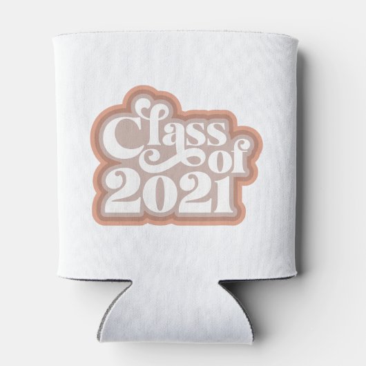 Retro Modern Klas van 2021  Blikjeskoeler (Achterkant)