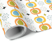 Retro Modern medio-startpatroon Cadeaupapier (Rol Hoek)