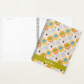 Retro Modern medio-startpatroon Planner (Display)