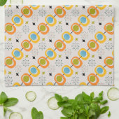 Retro Modern medio-startpatroon Theedoek (Gevouwen)