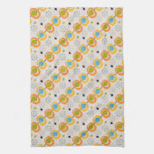 Retro Modern medio-startpatroon Theedoek (Verticaal)