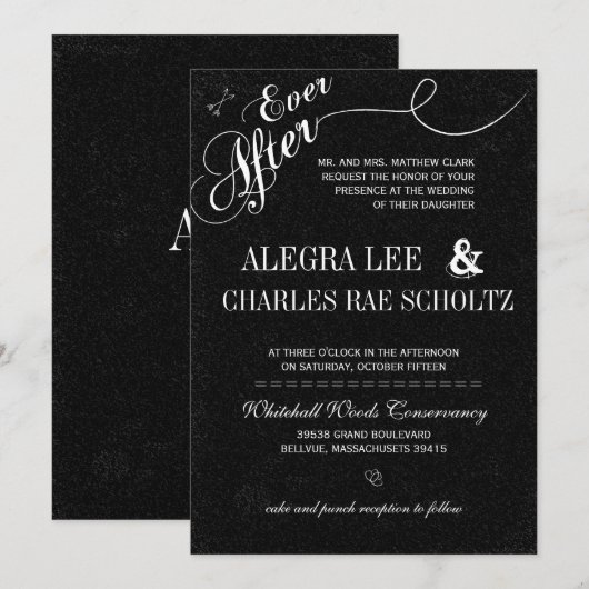 Retro  Modern ooit na schoolbord Kaart (Voorkant / Achterkant)