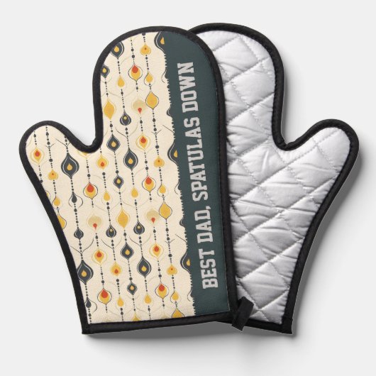 Retro Modern Ovenwant (Voorkant / Achterkant)