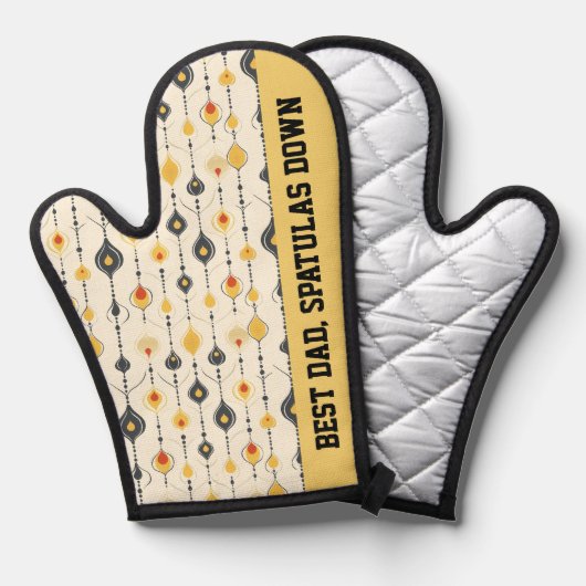 Retro Modern Ovenwant (Voorkant / Achterkant)