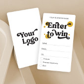 Retro Modern Prize Draw Raffle Business Ticket