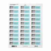 Retro Modern Return Address Label (Full Sheet)