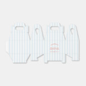 Retro Modern  Rood & Blauw Bachelorette Bedankdoosjes (Uitgevouwen)