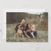 Retro Modern & Stijlvol Kerstboom 2 Foto Feestdagenkaart (Achterkant)