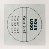 Retro-modern voeg uw eigen tekst toe legpuzzel (Horizontaal)