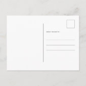 Retro Modern We hebben verhuisd nieuwe adres hond  Aankondigingskaart (Achterkant)