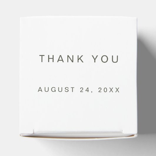 Retro Modern Weddenbox Bedankdoosjes (Bovenkant)