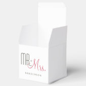 Retro Modern Weddenbox Bedankdoosjes (Geopend)