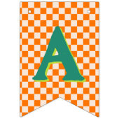 Retro Modern Wild Happy 1e Verjaardag bunting Vlaggetjes (Tweede vlag)